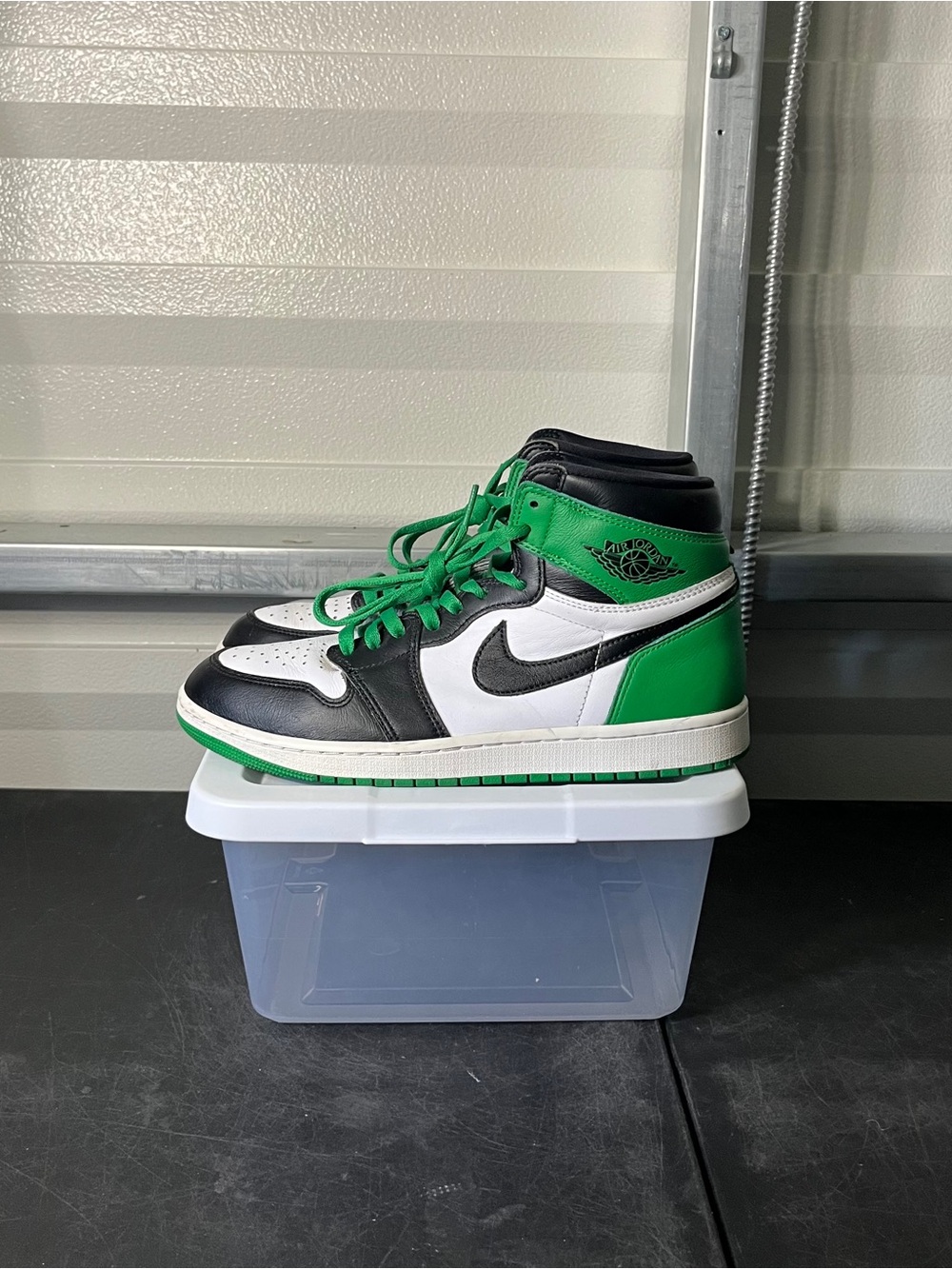 Size 10.5 - Air Jordan 1 Retro OG High Lucky Green